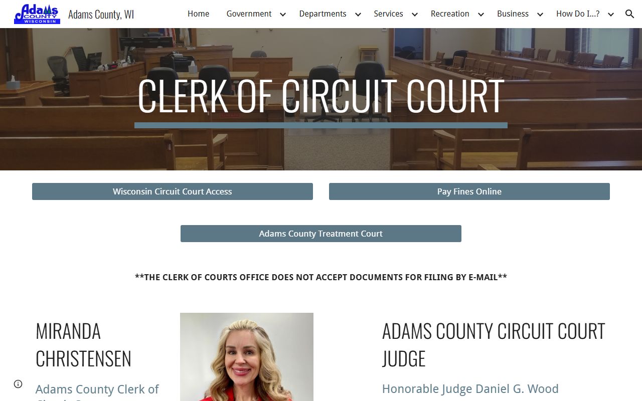 Adams County Traffic Court Records clerk office