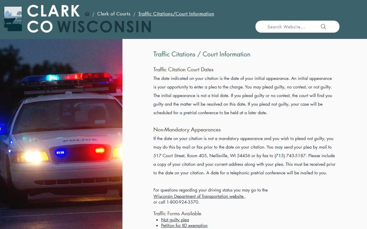 Clark County Traffic Court Records traffic citations