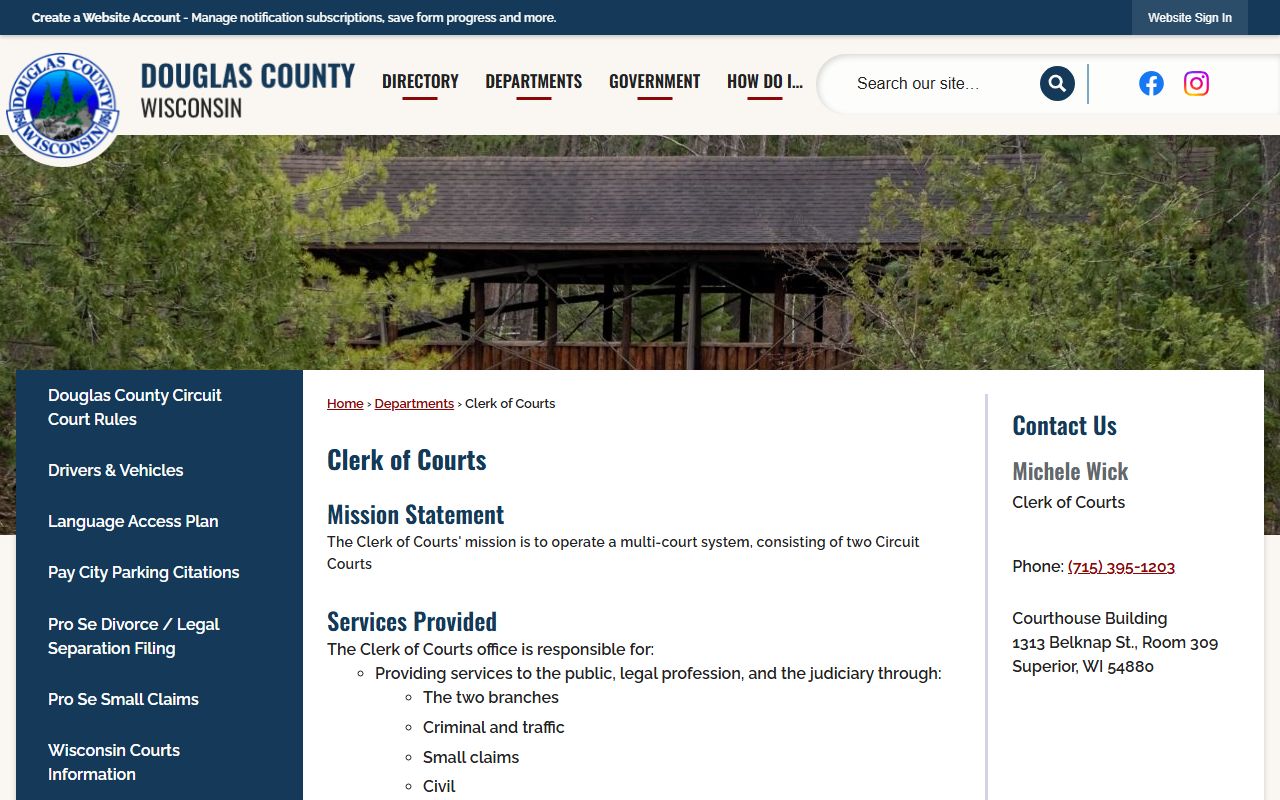 Douglas County Traffic Court Records clerk office