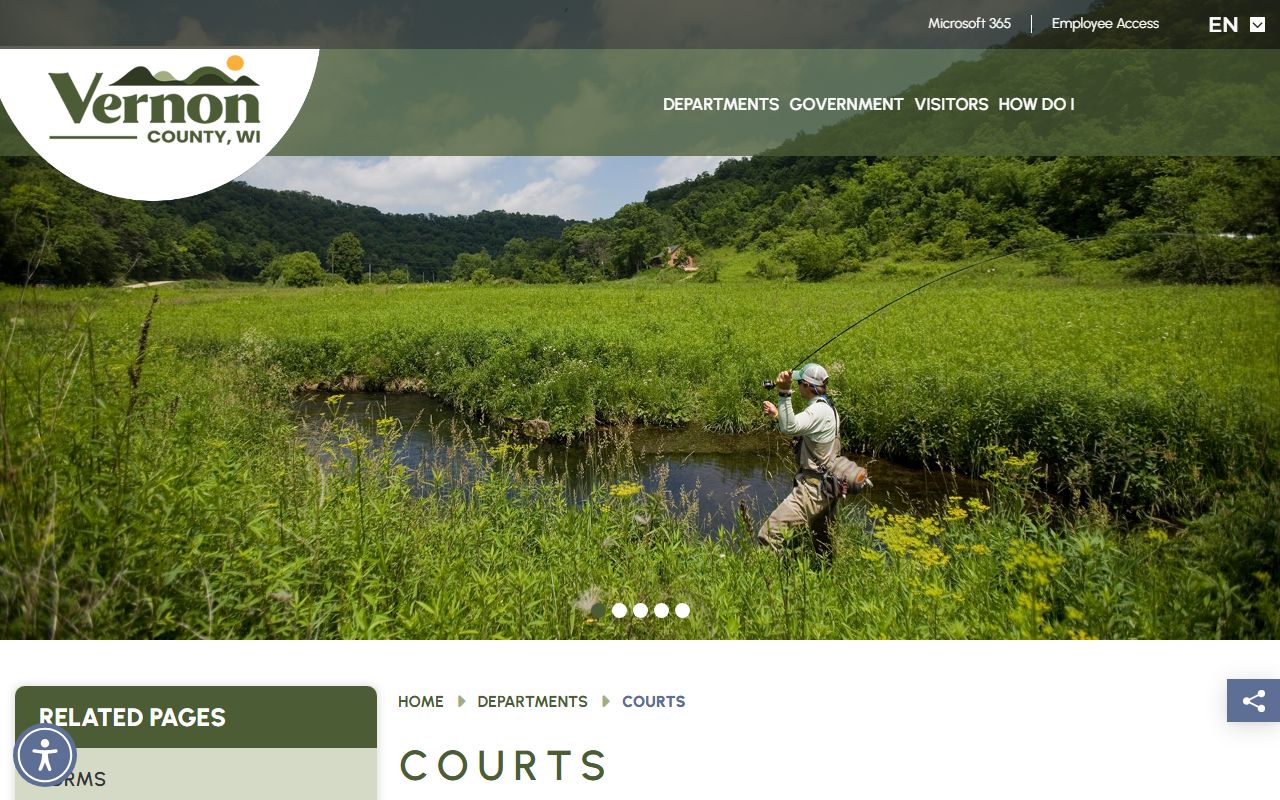 Vernon County Traffic Court Records courthouse image